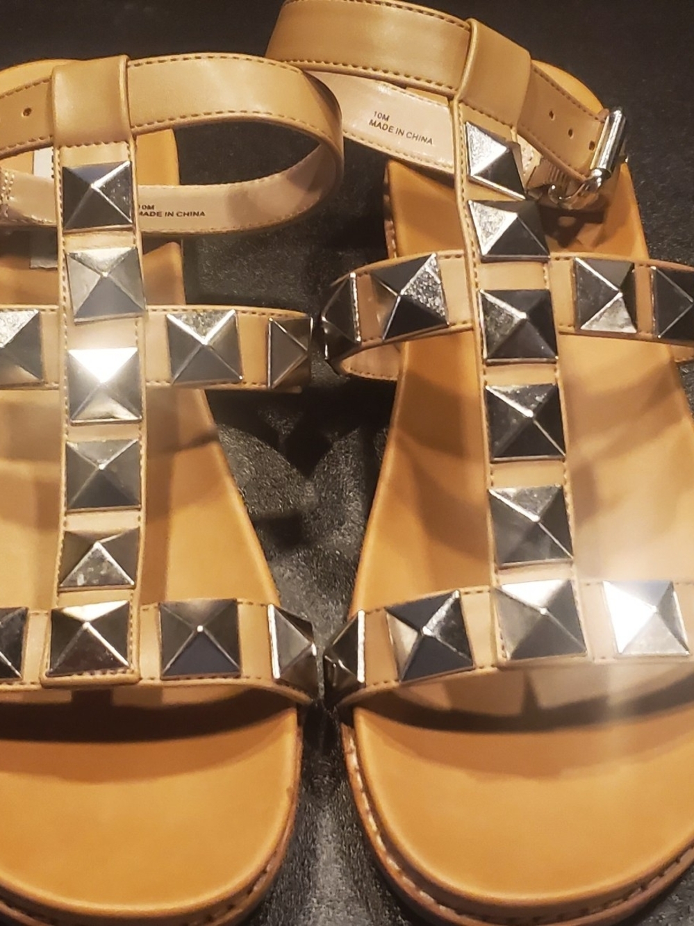 Steve Madden Daft Studded Gladiator Size 10
